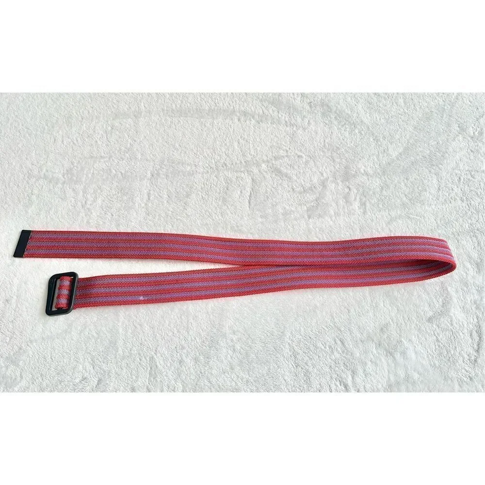 Vineyard vines, red and light blue boys extra large belt 